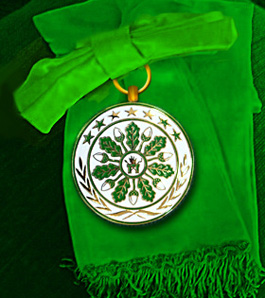 United Ancient Order of Druids Sash Medallion